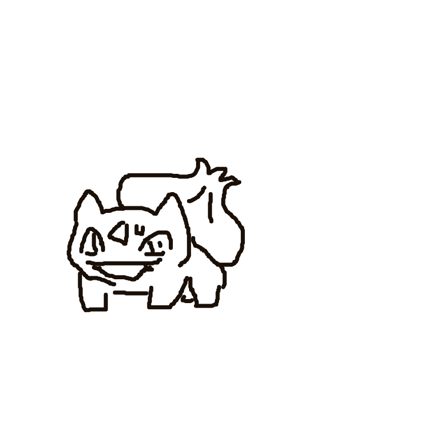 CrimsonKabutops565's drawing of Bulbasaur — Pokémon sketch on Sketchdex