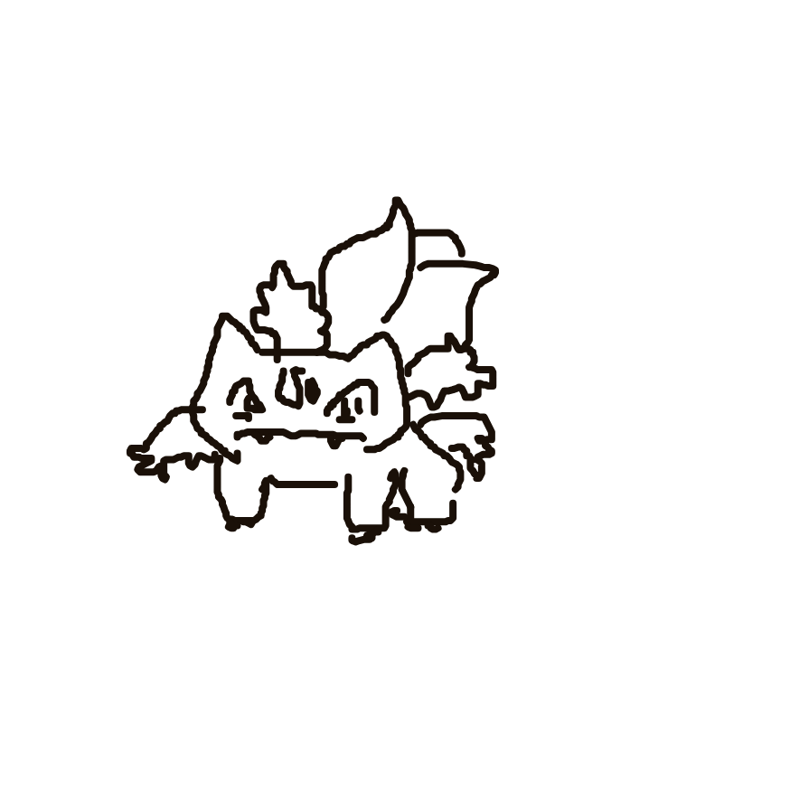 CrimsonKabutops565's drawing of Ivysaur — Pokémon sketch on Sketchdex