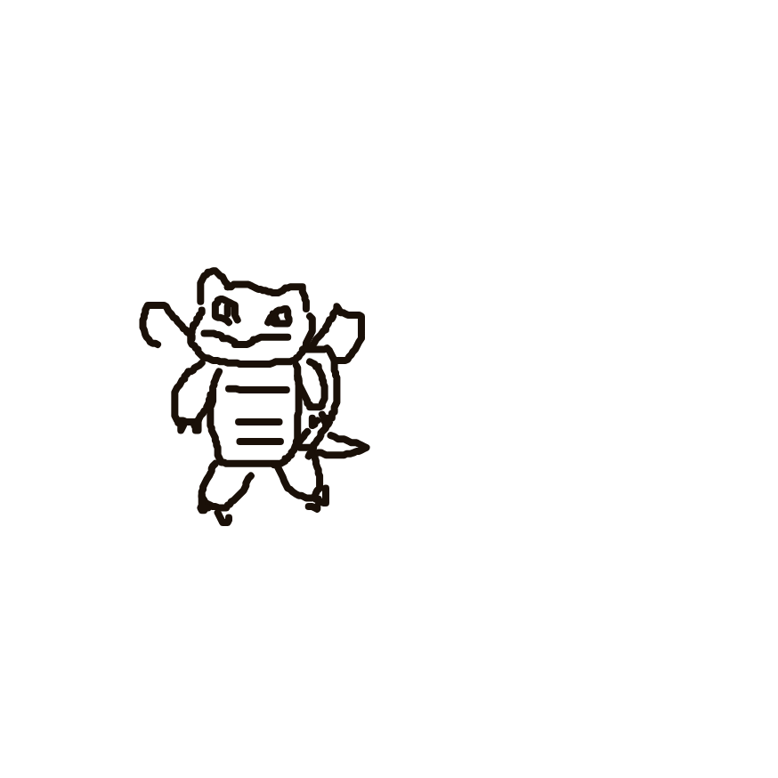 CrimsonKabutops565's drawing of Blastoise — Pokémon sketch on Sketchdex