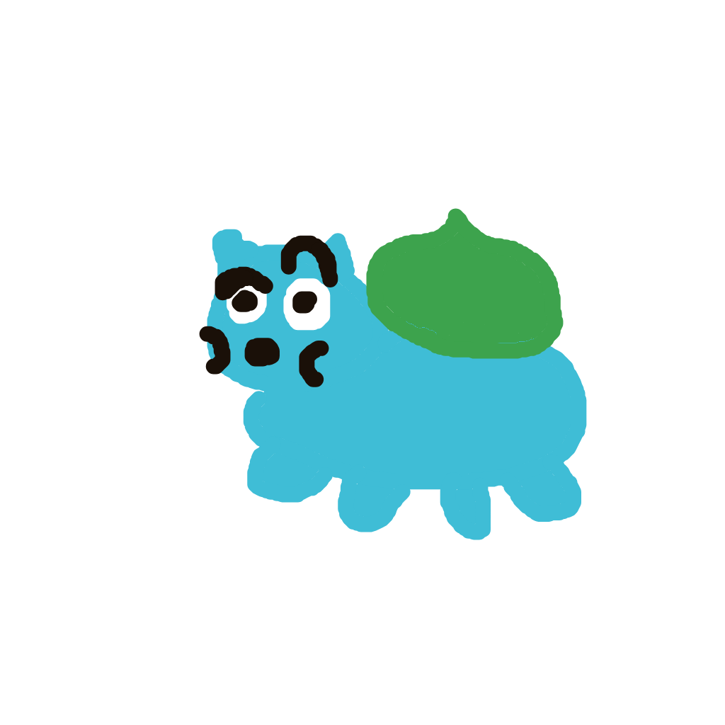 BlazeHypno751's drawing of Bulbasaur — Pokémon sketch on Sketchdex