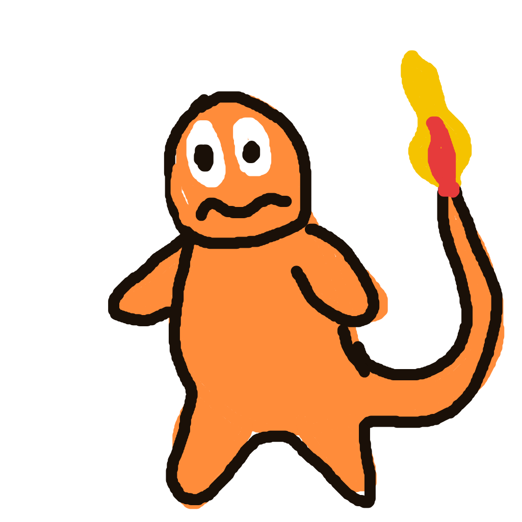 BlazeHypno751's drawing of Charmander — Pokémon sketch on Sketchdex