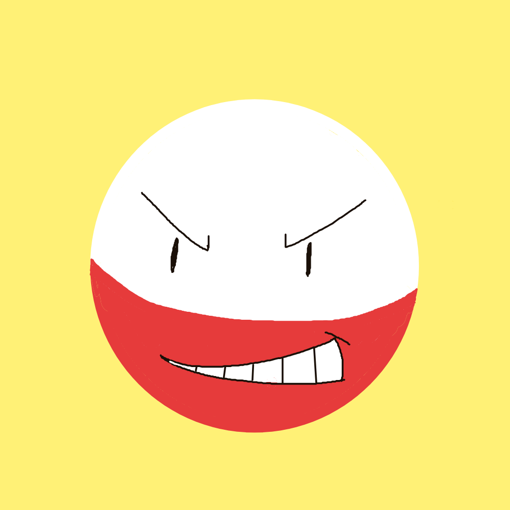 Kyukeko's drawing of Electrode — Pokémon sketch on Sketchdex