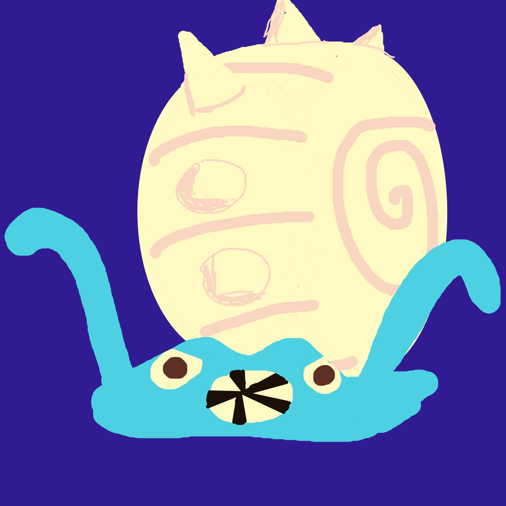 Kyukeko's drawing of Omastar — Pokémon sketch on Sketchdex