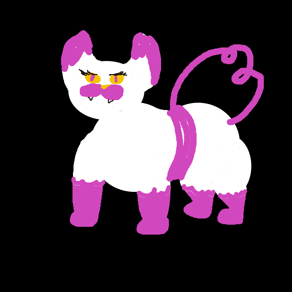 Kyukeko's drawing of Purugly — Pokémon sketch on Sketchdex
