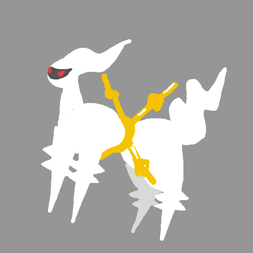 Kyukeko's drawing of Arceus — Pokémon sketch on Sketchdex