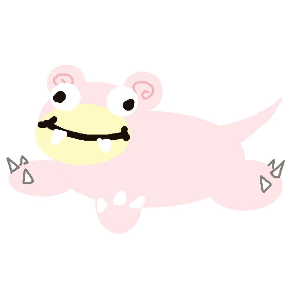 Kyukeko's drawing of Slowbro — Pokémon sketch on Sketchdex