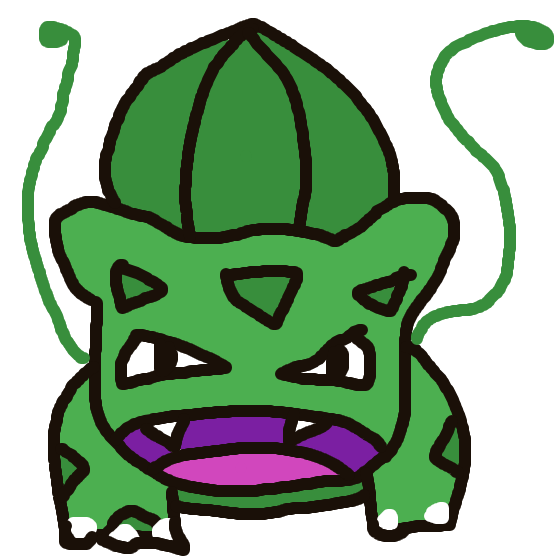 VioletDewgong18's drawing of Bulbasaur — Pokémon sketch on Sketchdex