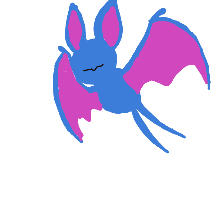 Applefox's drawing of Zubat — Pokémon sketch on Sketchdex