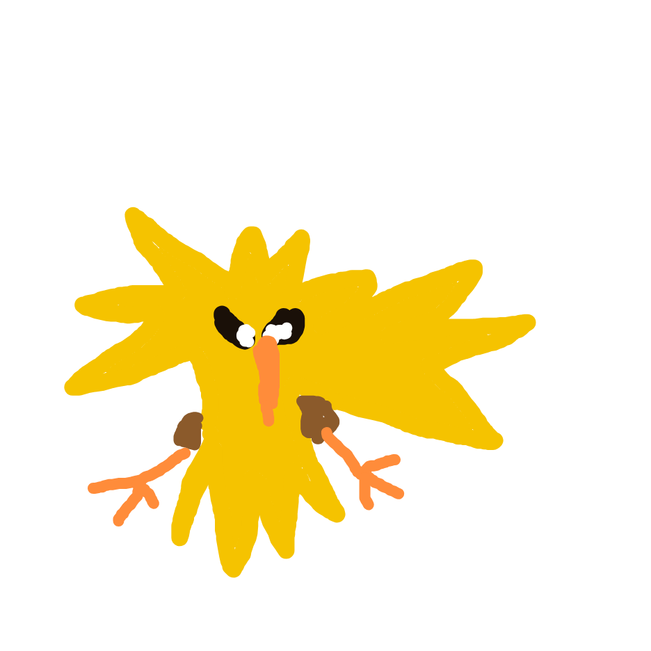 Zapdos drawing