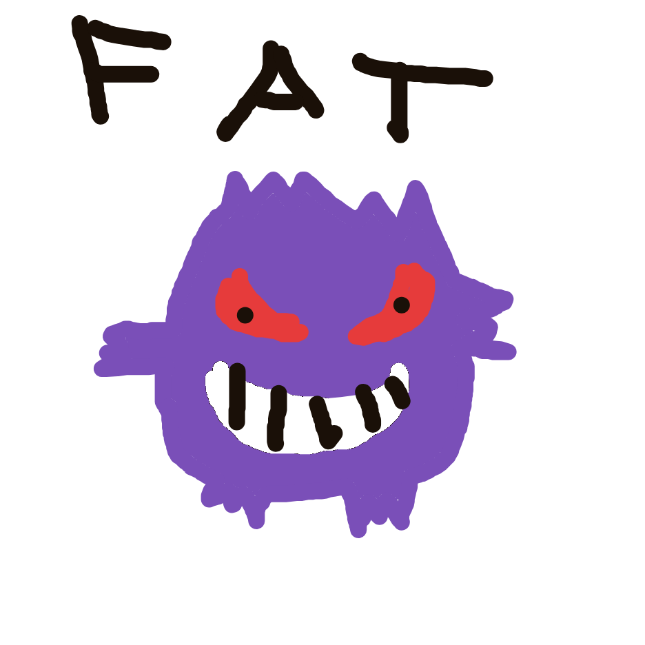 Gengar drawing
