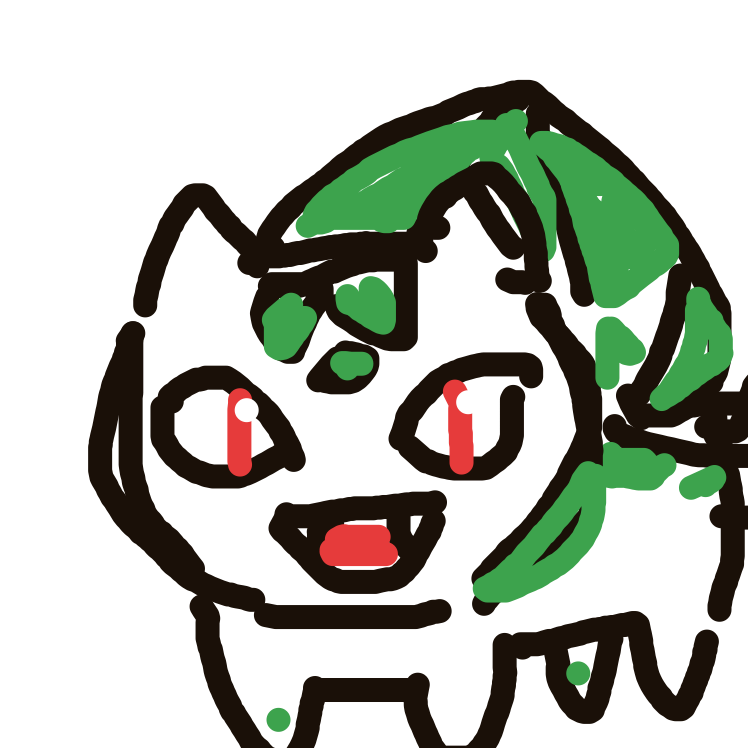 PhantomMagikarp109's drawing of Bulbasaur — Pokémon sketch on Sketchdex