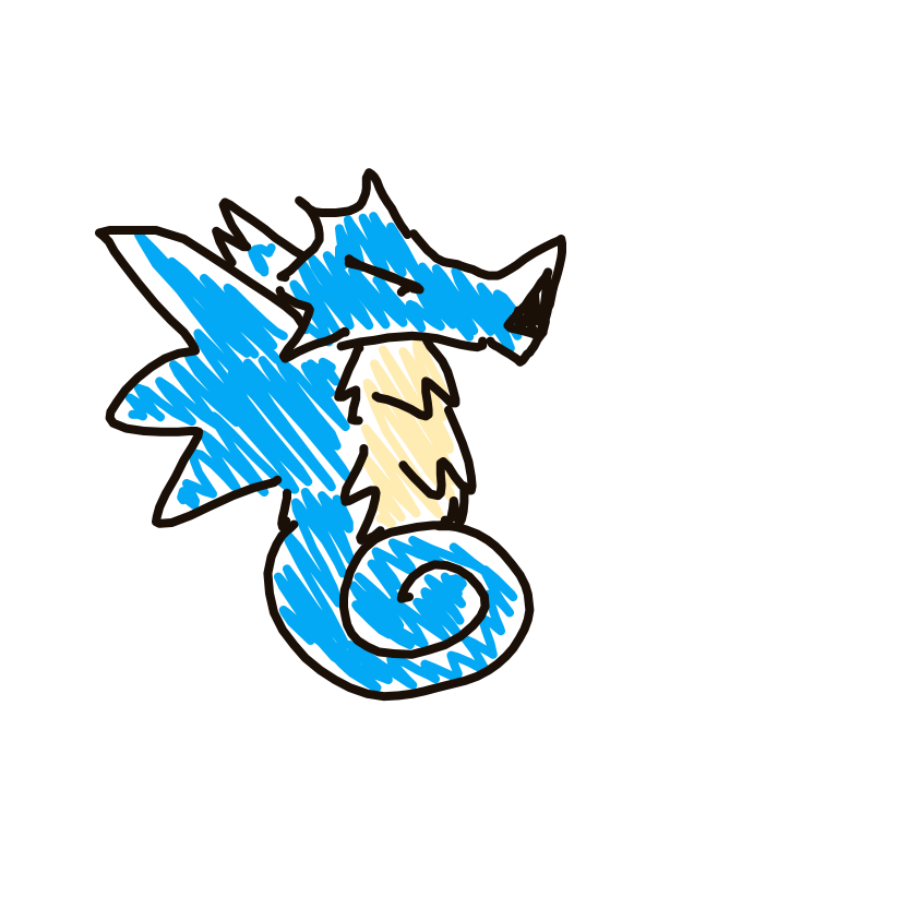 Seadra drawing