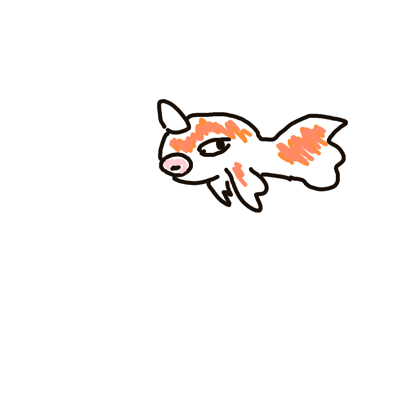 Goldeen drawing