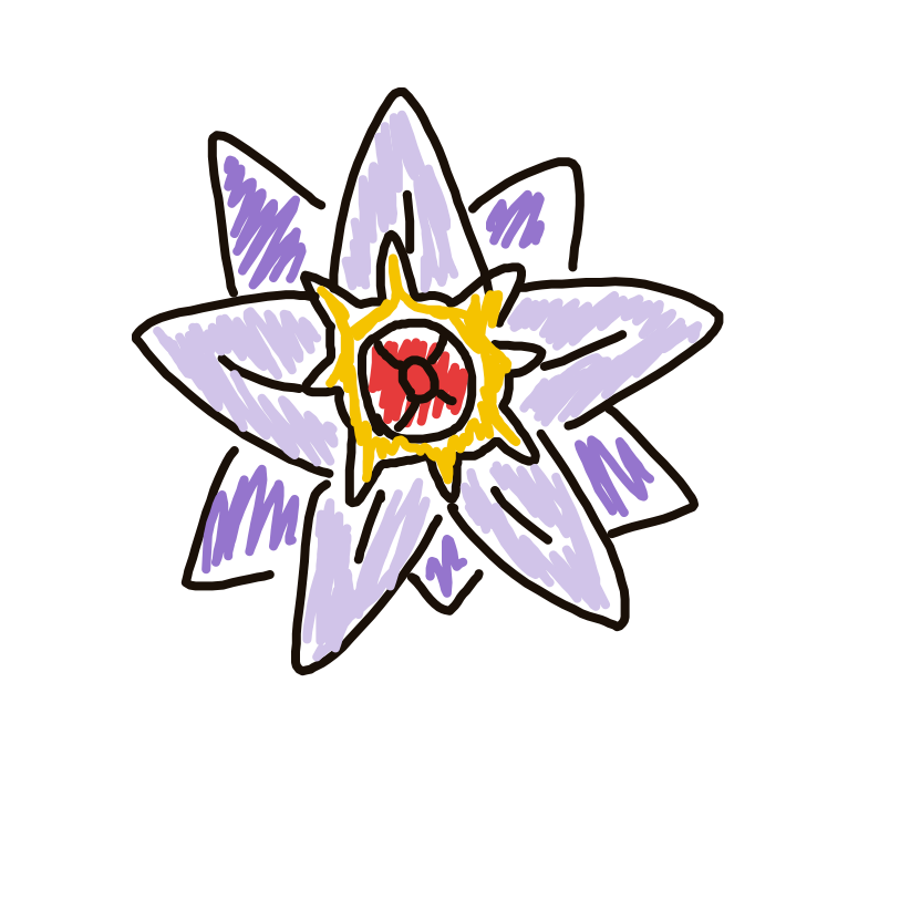 Starmie drawing
