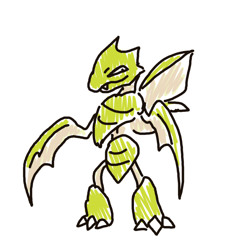 Scyther drawing