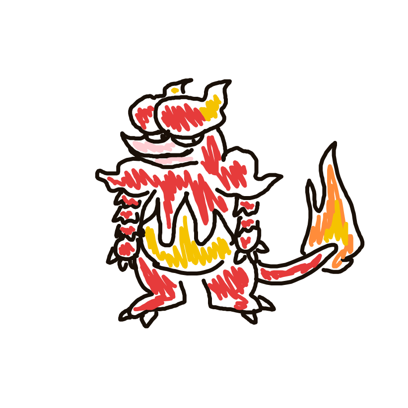 Magmar drawing