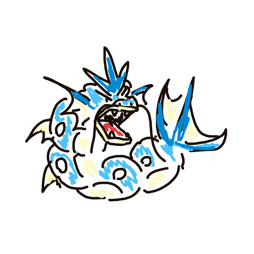Gyarados drawing