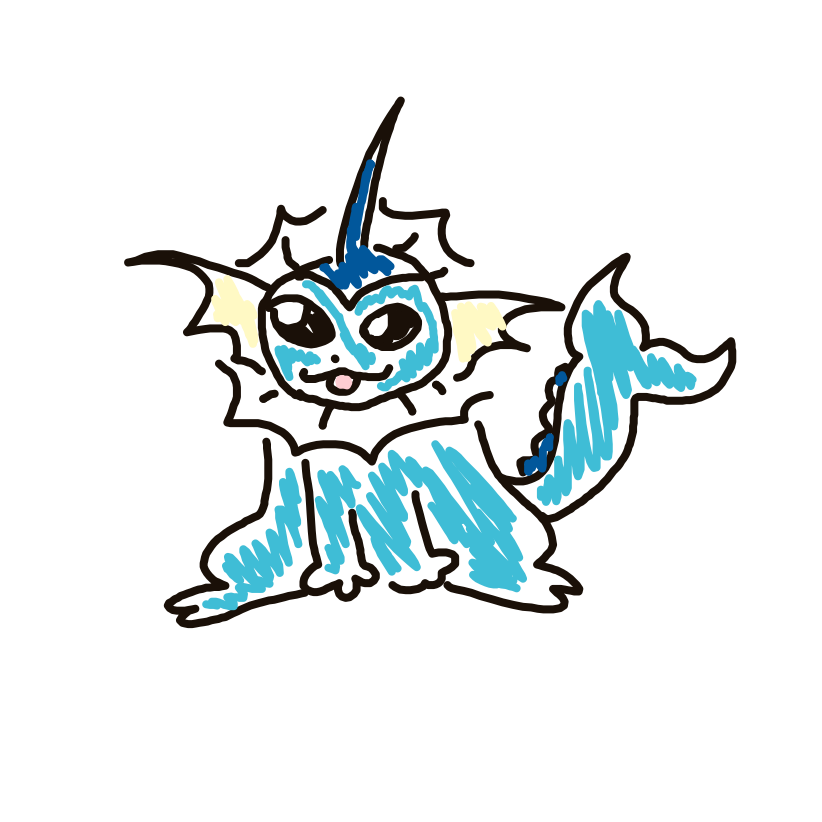 Vaporeon drawing
