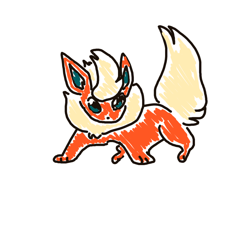 Flareon drawing