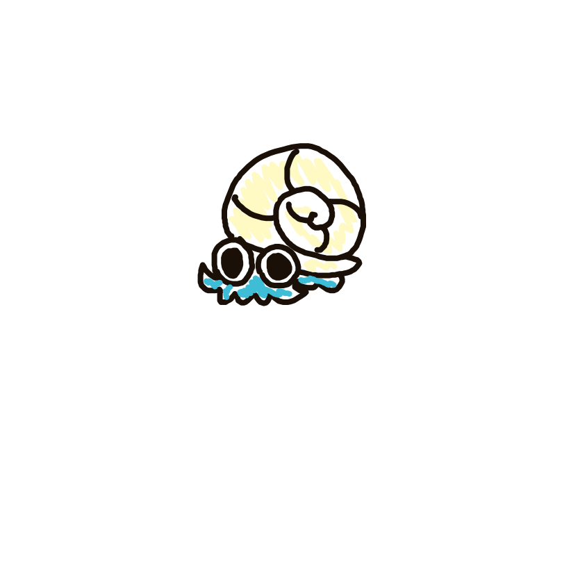 Omanyte drawing
