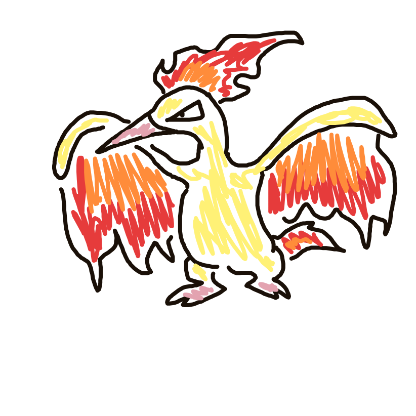 Moltres drawing