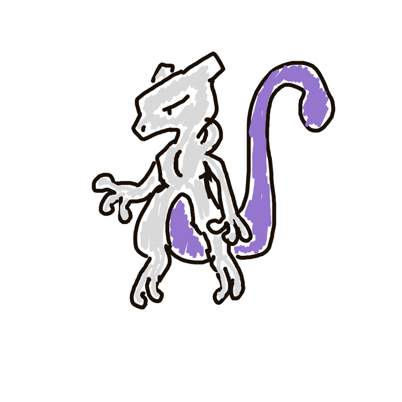 Mewtwo drawing