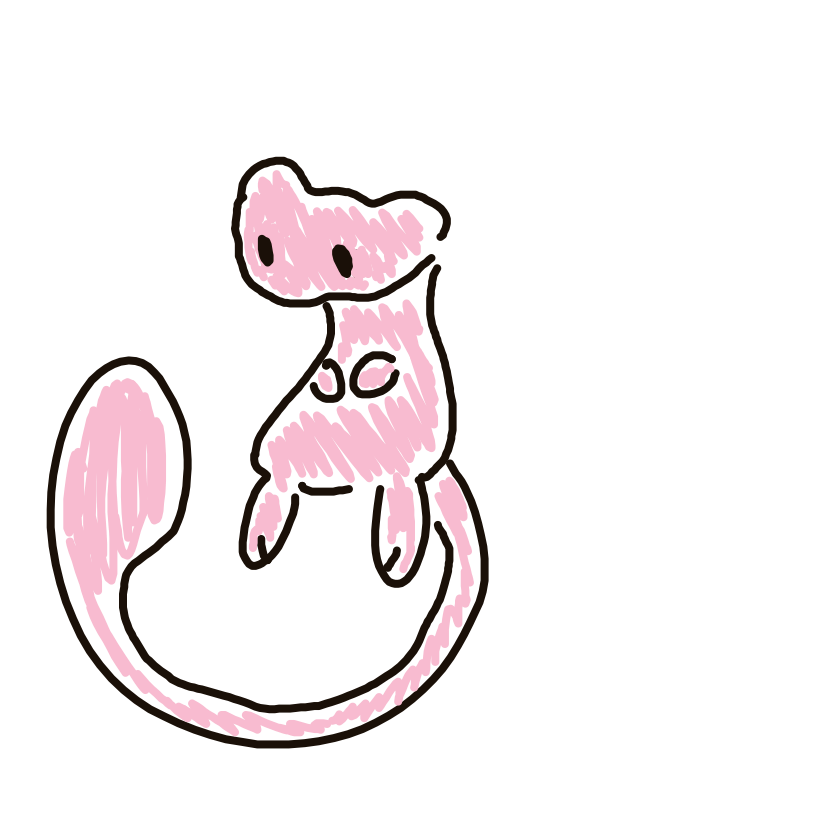 newtraall's drawing of Mew — Pokémon sketch on Sketchdex