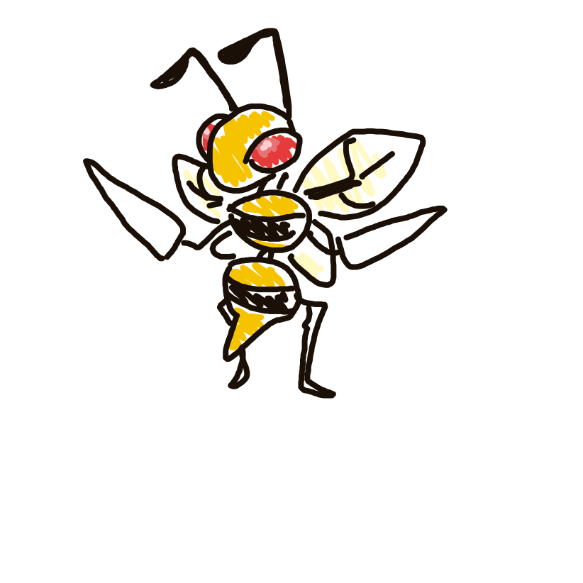 newtraall's drawing of Beedrill — Pokémon sketch on Sketchdex
