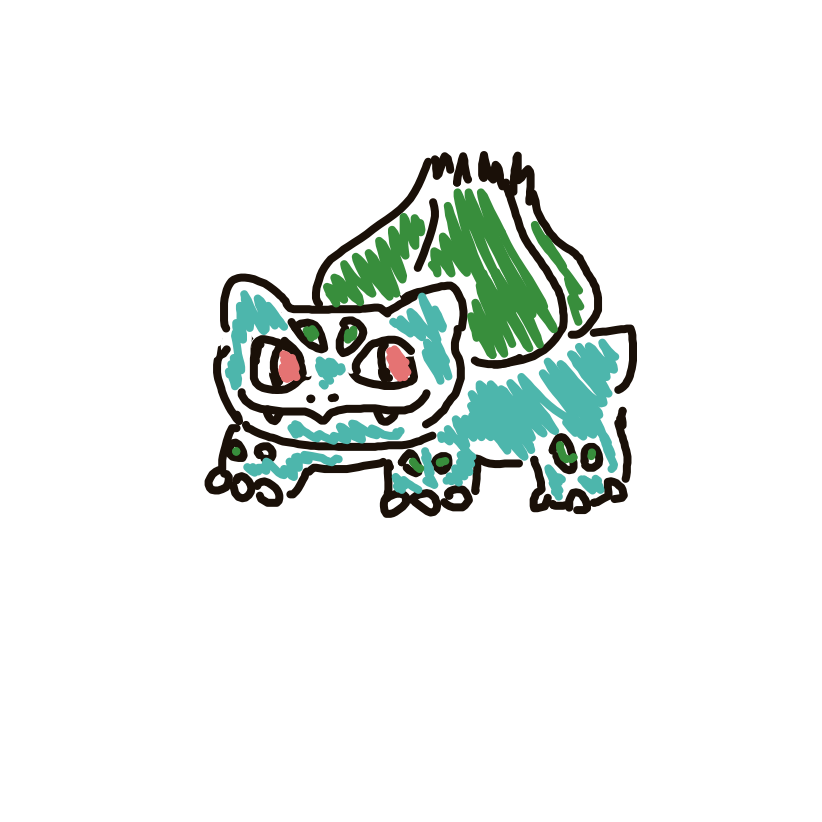 Bulbasaur drawing
