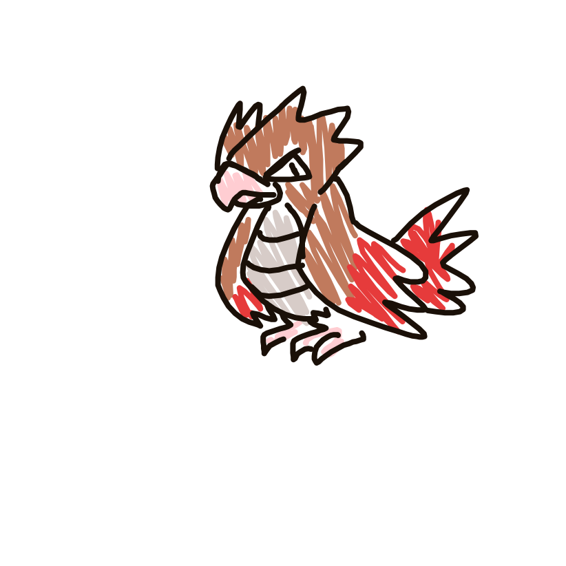 Spearow drawing