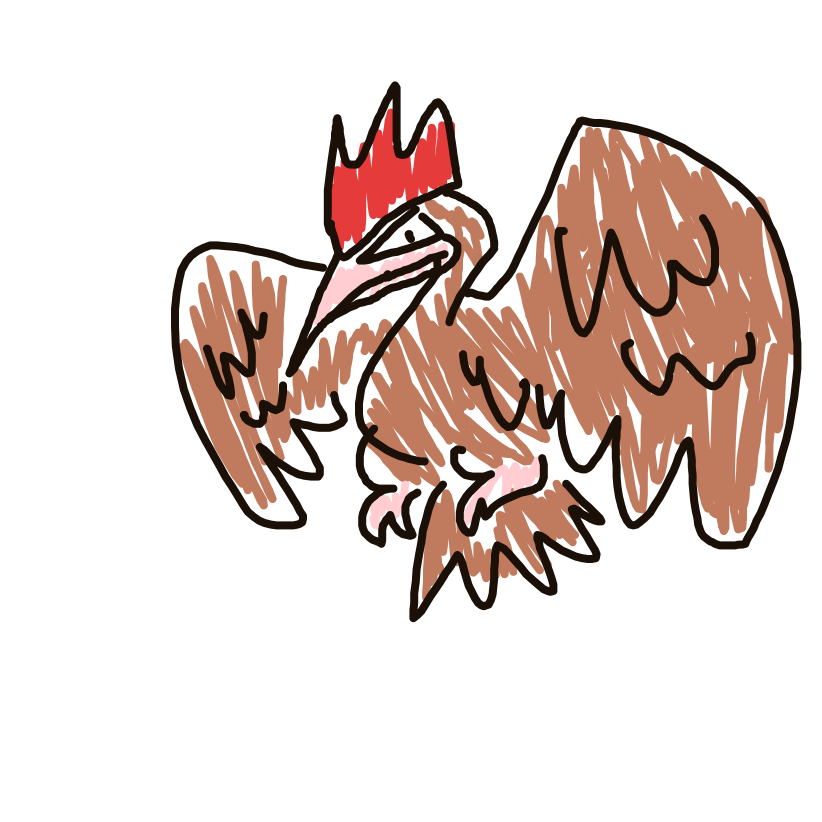 newtraall's drawing of Fearow — Pokémon sketch on Sketchdex