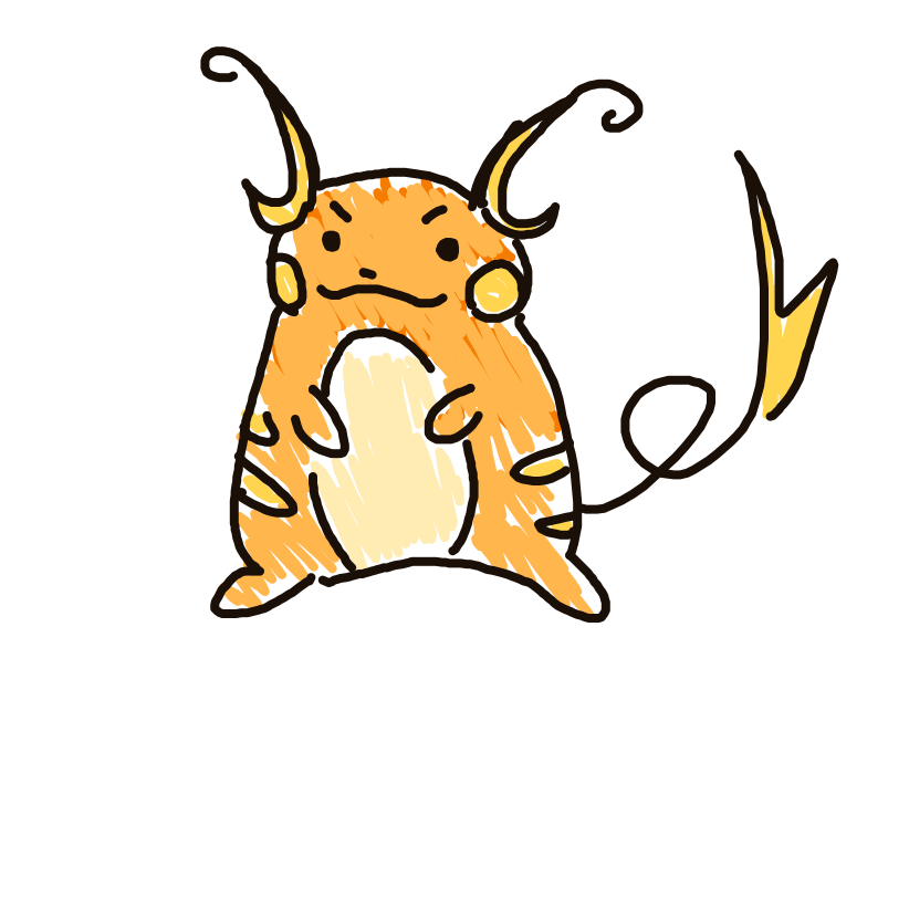 Raichu drawing