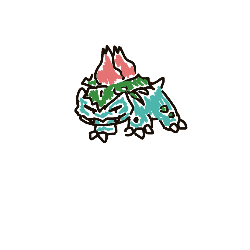 Ivysaur drawing