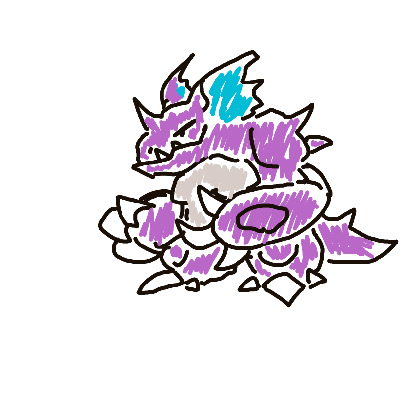 newtraall's drawing of Nidoking — Pokémon sketch on Sketchdex