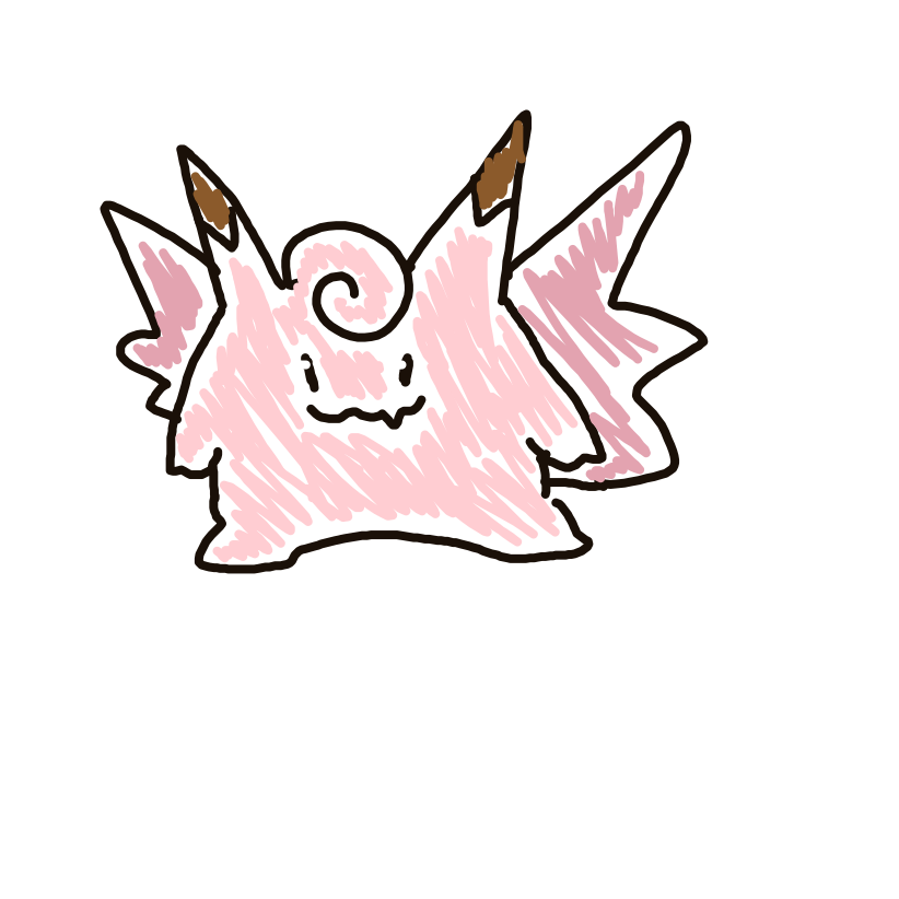 Clefable drawing