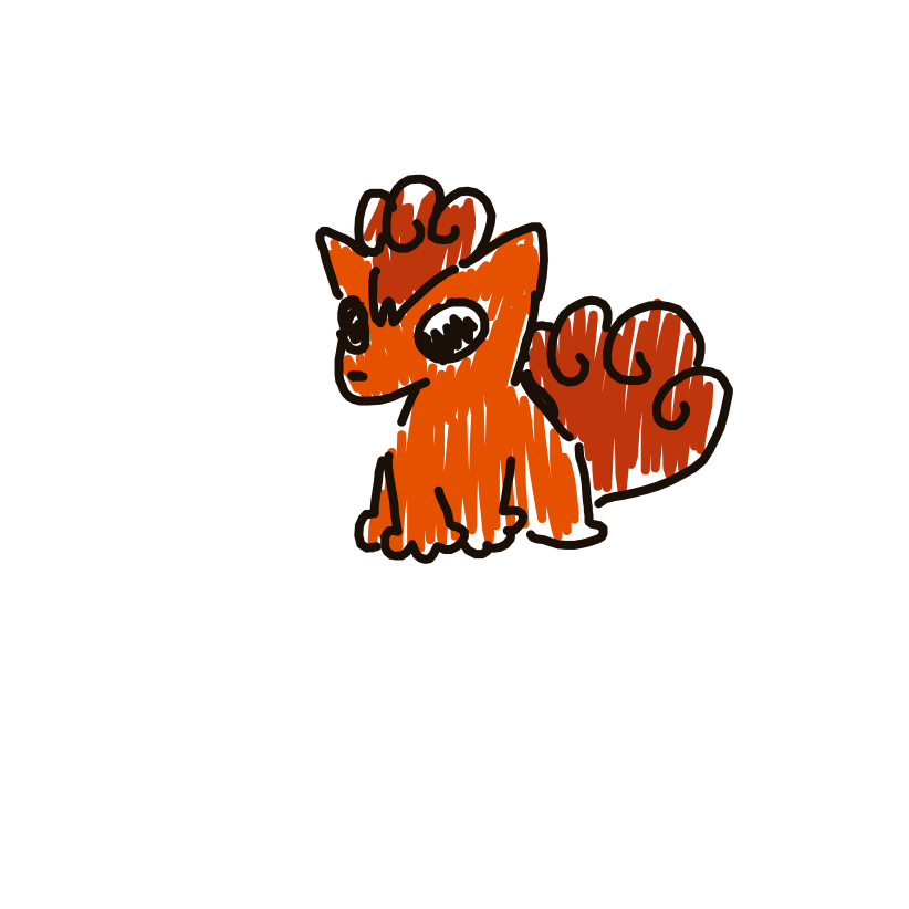 newtraall's drawing of Vulpix — Pokémon sketch on Sketchdex