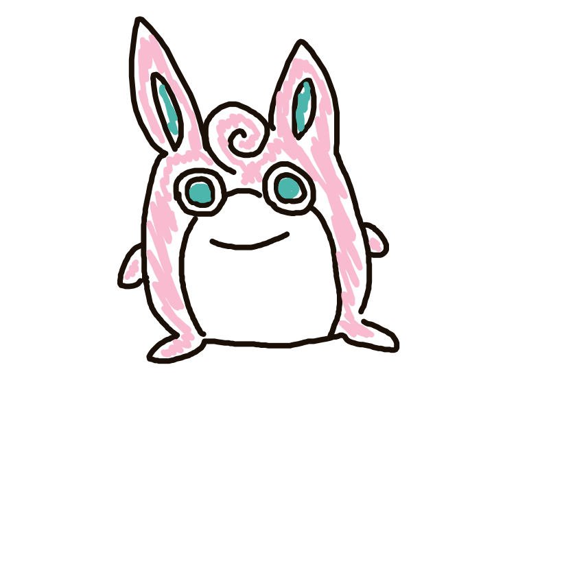 newtraall's drawing of Wigglytuff — Pokémon sketch on Sketchdex