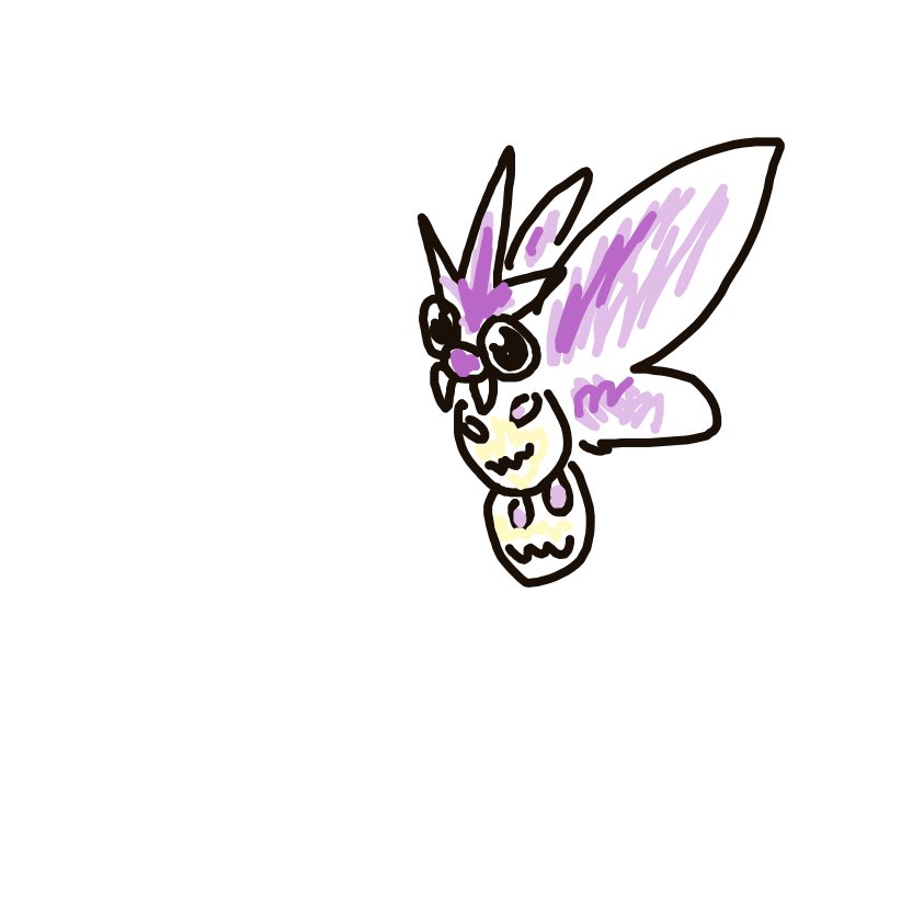 Venomoth drawing