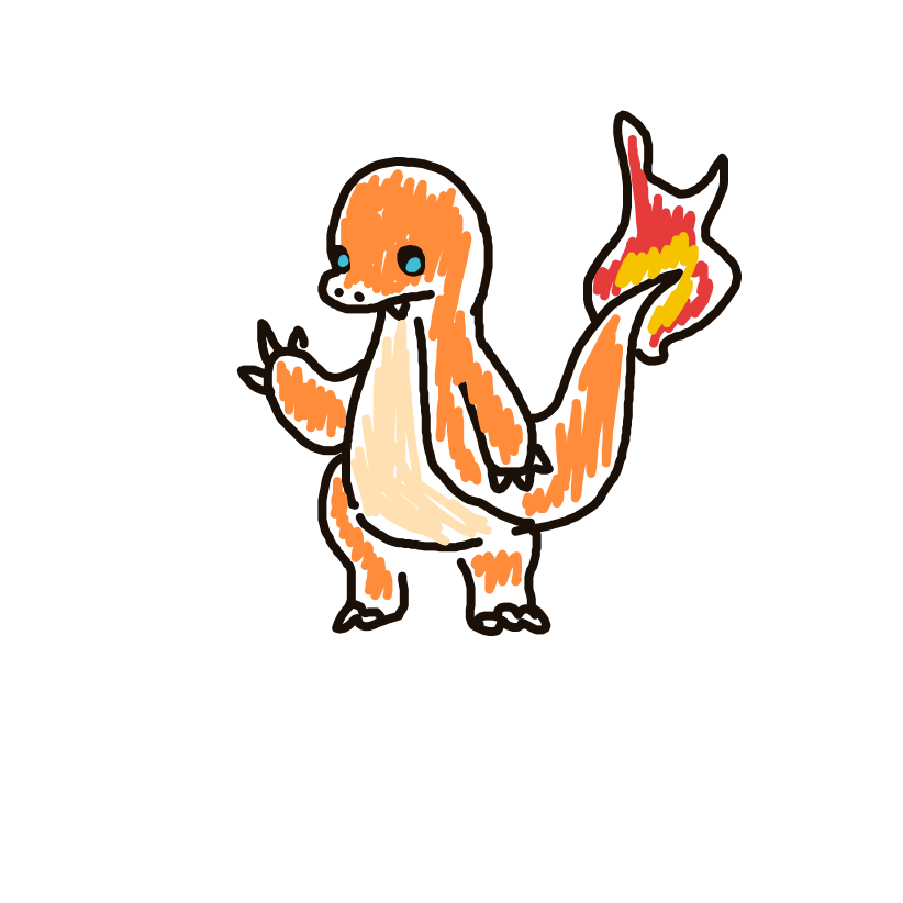 Charmander drawing