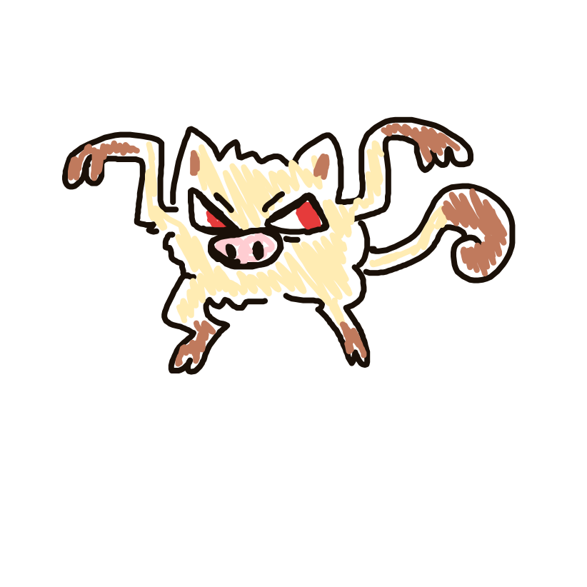 Mankey drawing