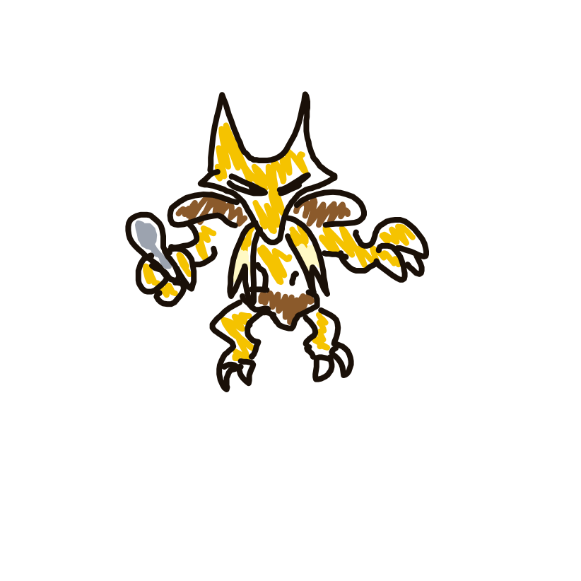 Alakazam drawing
