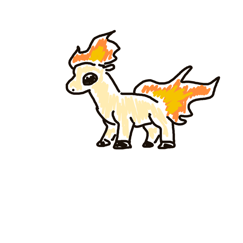 Ponyta drawing