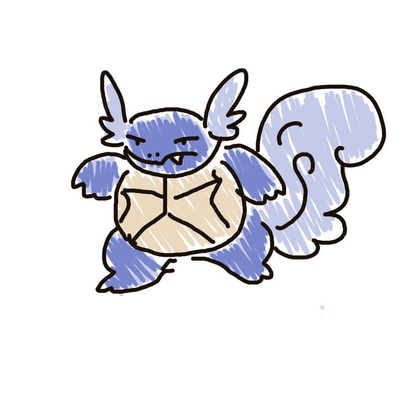 Wartortle drawing