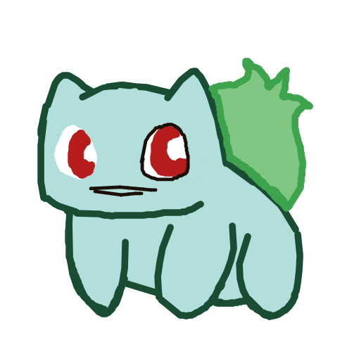 stirfriedfries's drawing of Bulbasaur — Pokémon sketch on Sketchdex