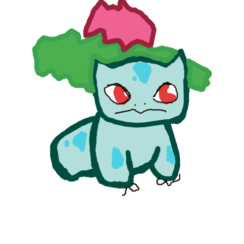 stirfriedfries's drawing of Ivysaur — Pokémon sketch on Sketchdex