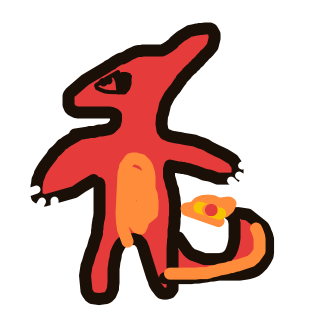 SageAlakazam747's drawing of Charmeleon — Pokémon sketch on Sketchdex