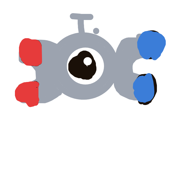 SageAlakazam747's drawing of Magnemite — Pokémon sketch on Sketchdex