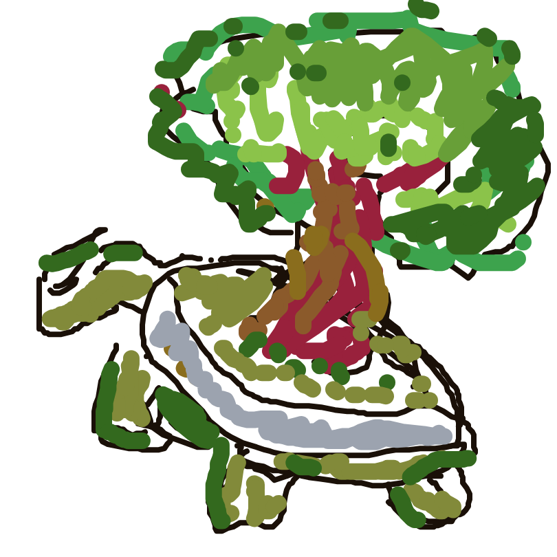 RapidAlakazam671's drawing of Torterra — Pokémon sketch on Sketchdex