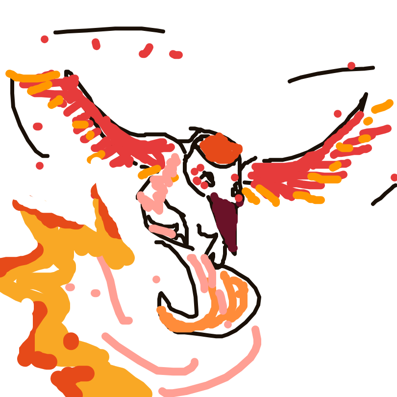 RapidAlakazam671's drawing of Fletchinder — best Pokémon fan art on Sketchdex