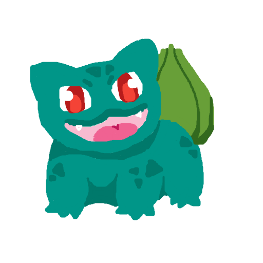 Temmie's drawing of Bulbasaur — Pokémon fan art on Sketchdex